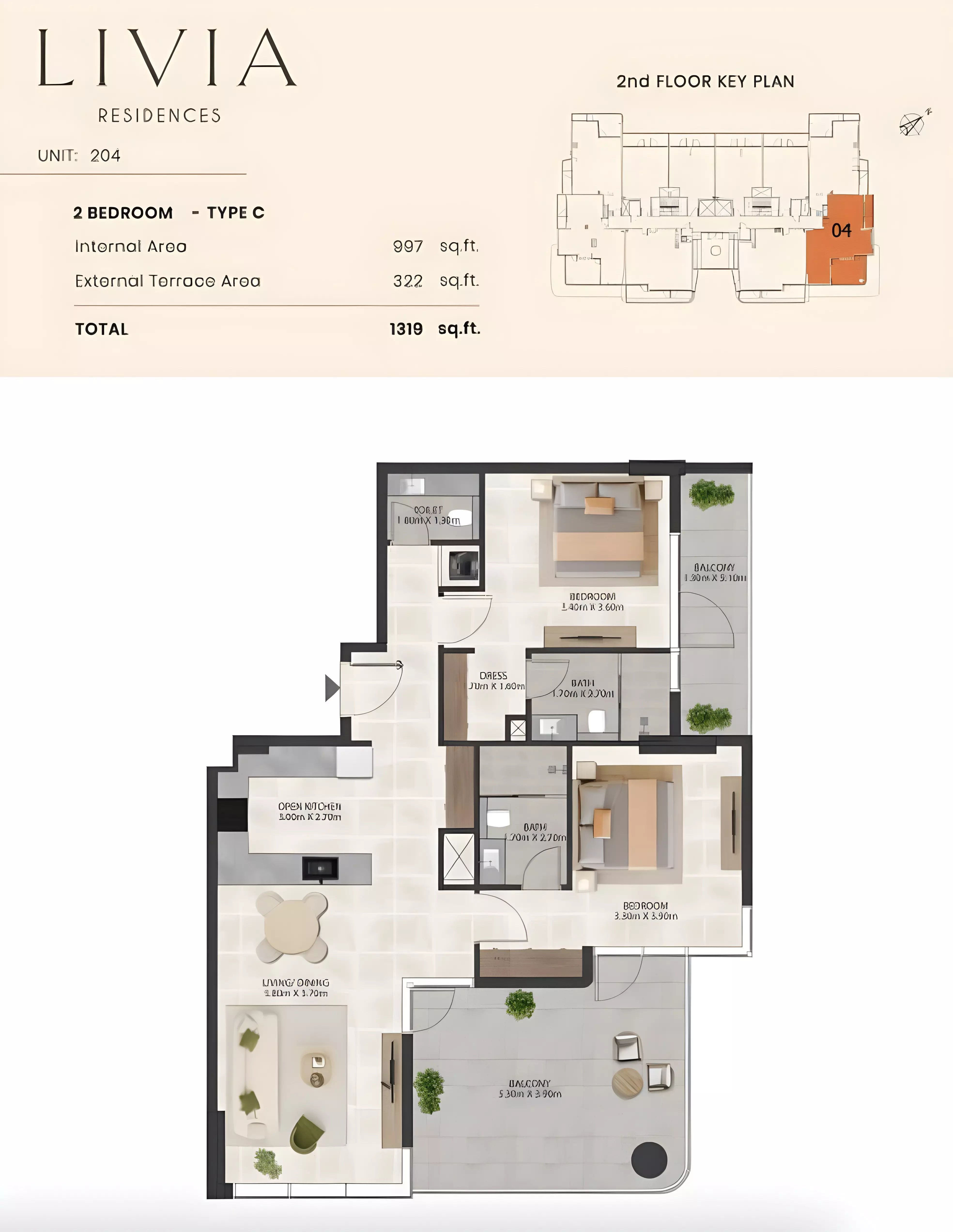 Unit floor plan image