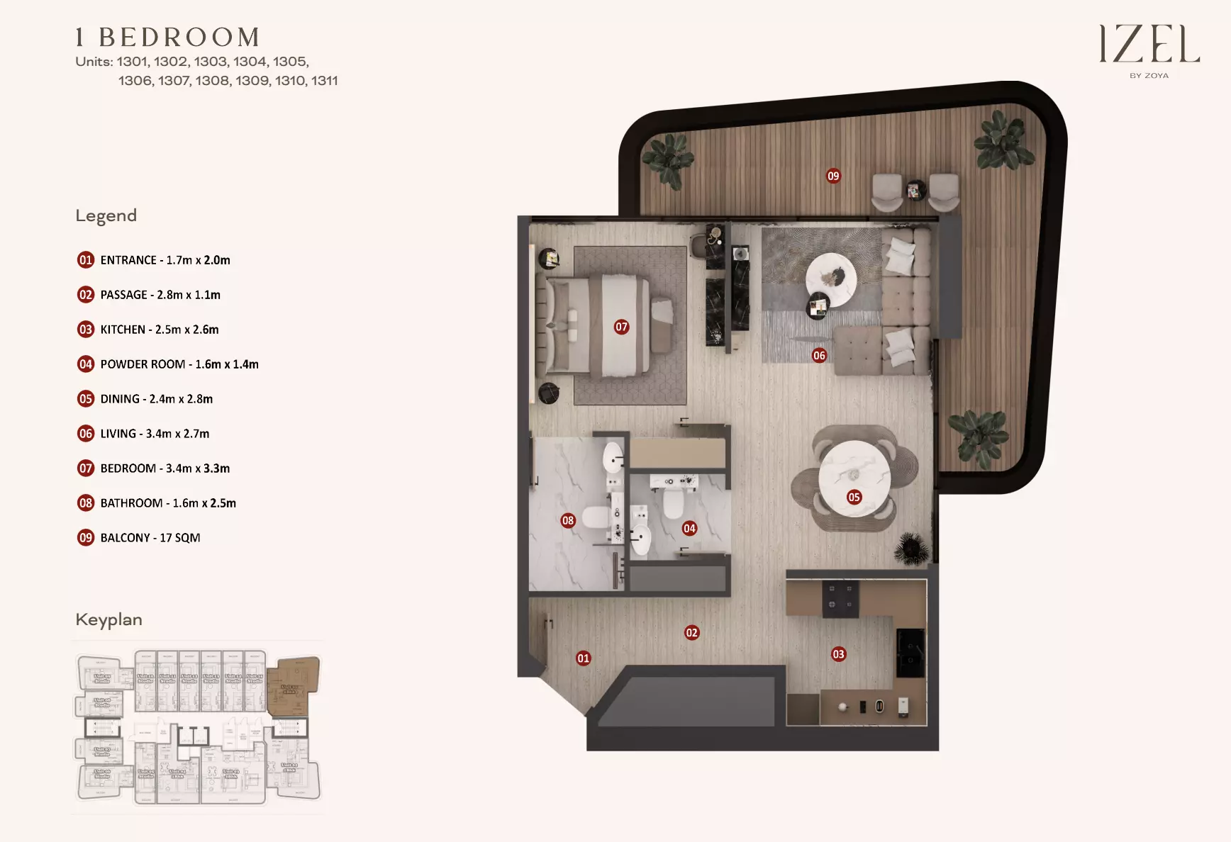 Unit floor plan image
