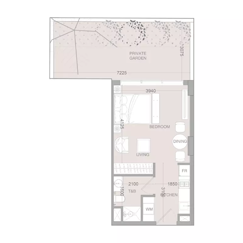 Unit floor plan image