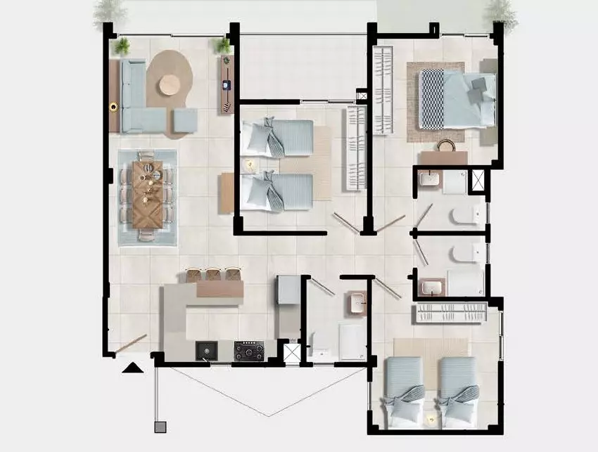 Unit floor plan image