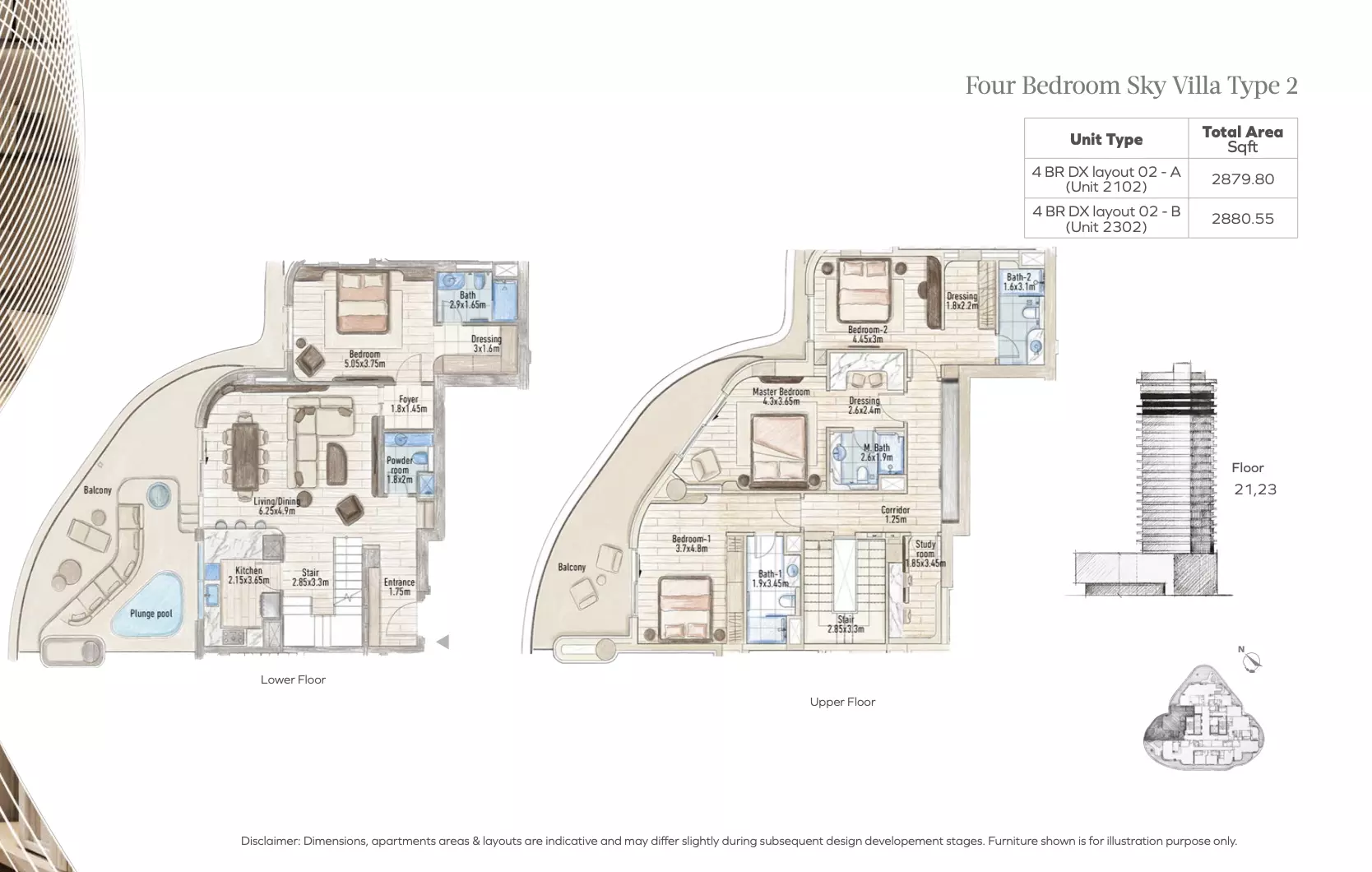 Unit floor plan image