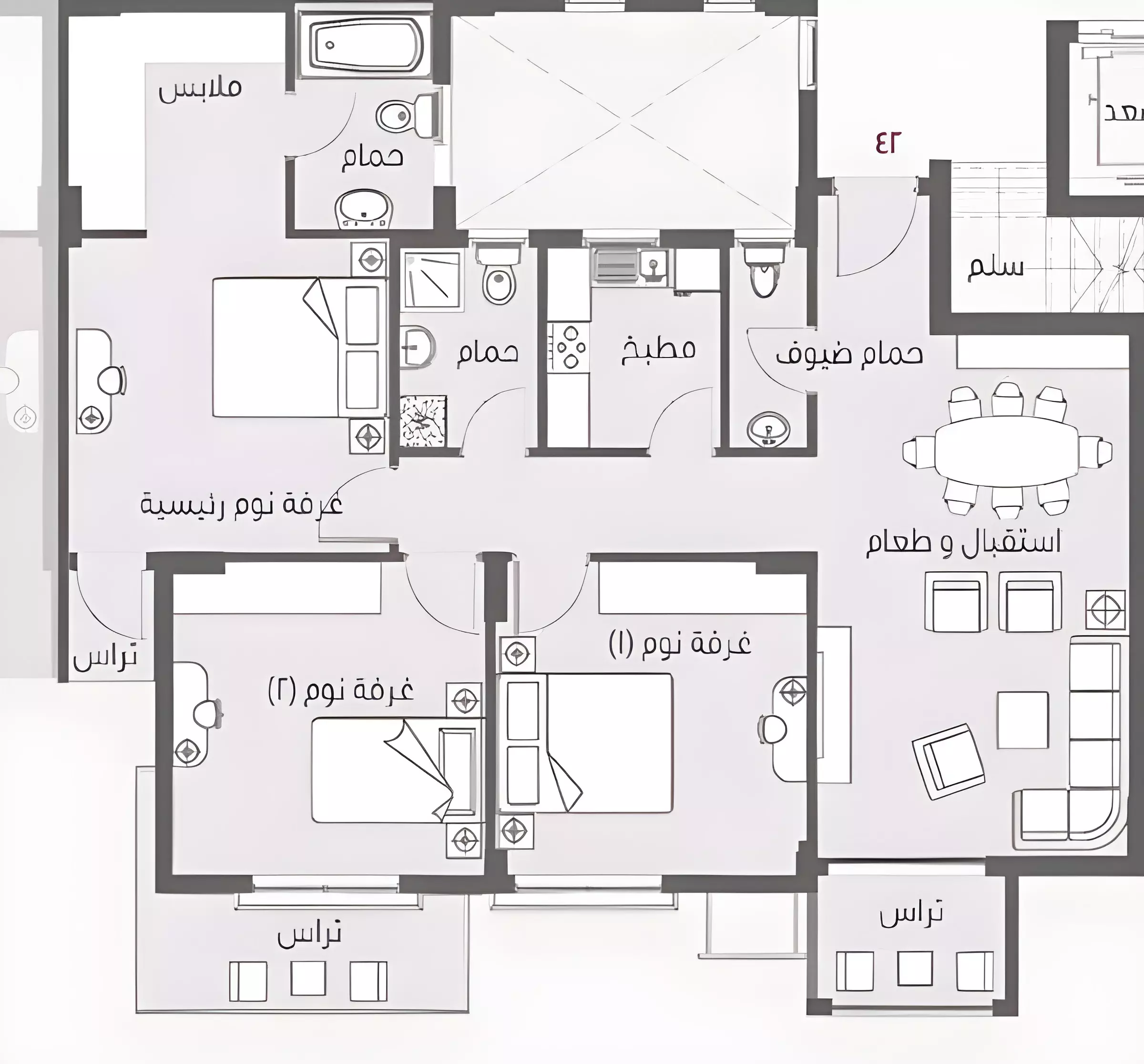 Unit floor plan image