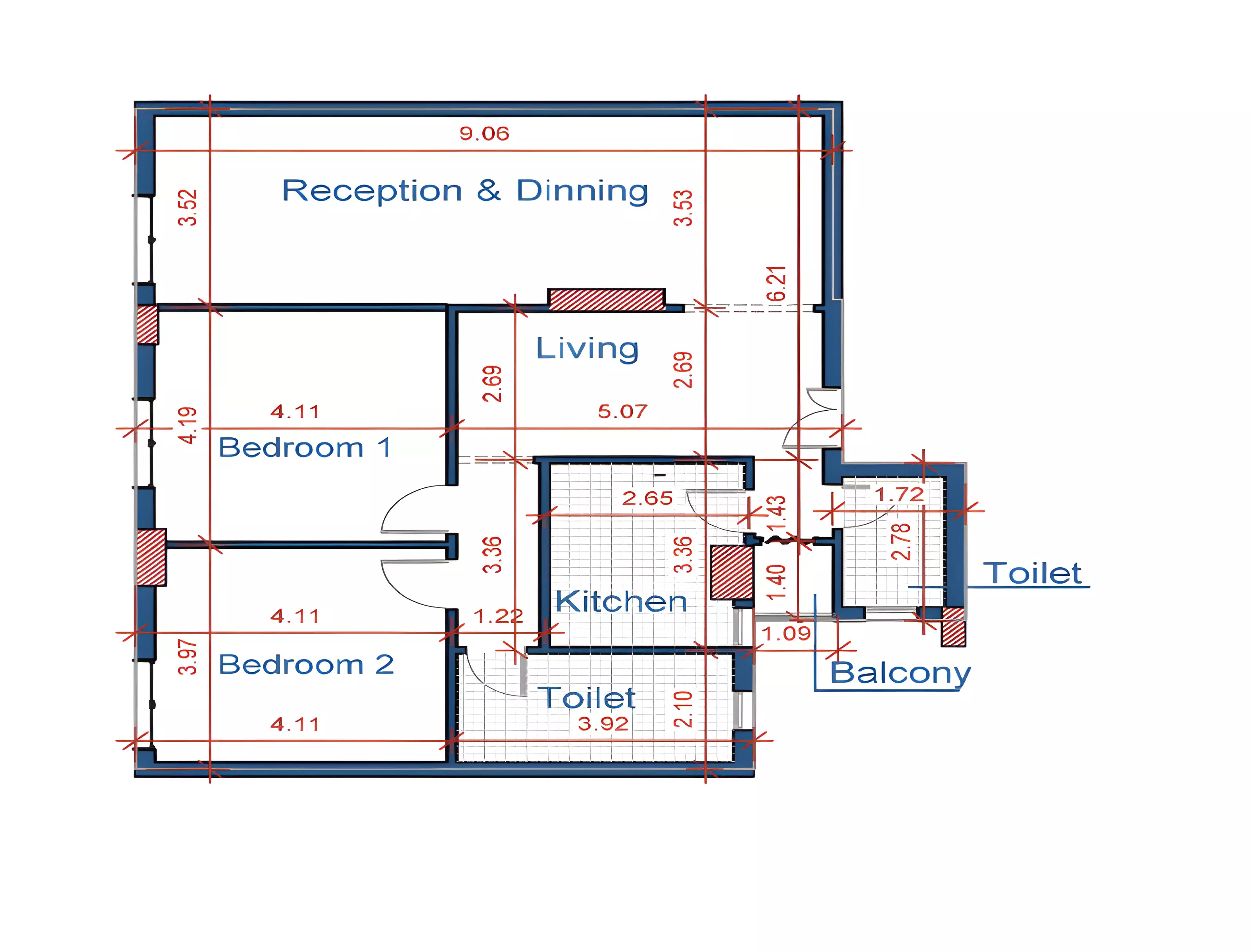 Unit floor plan image