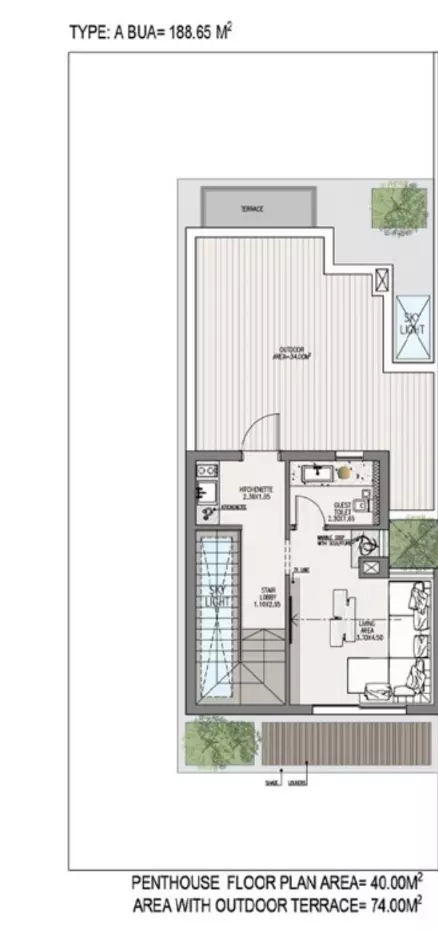 صورة مخطط ارضية الوحدة