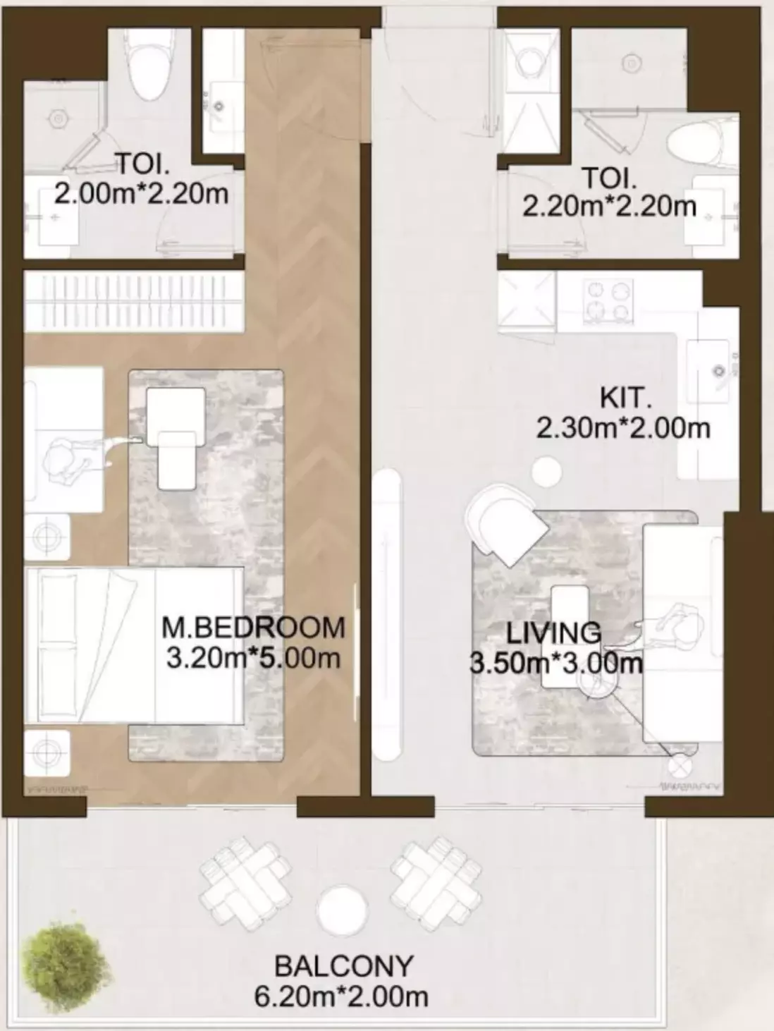 Unit floor plan image