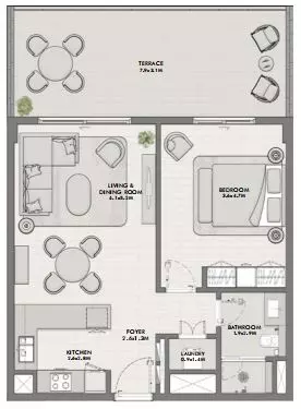 Elara Type 1D, 1 bed