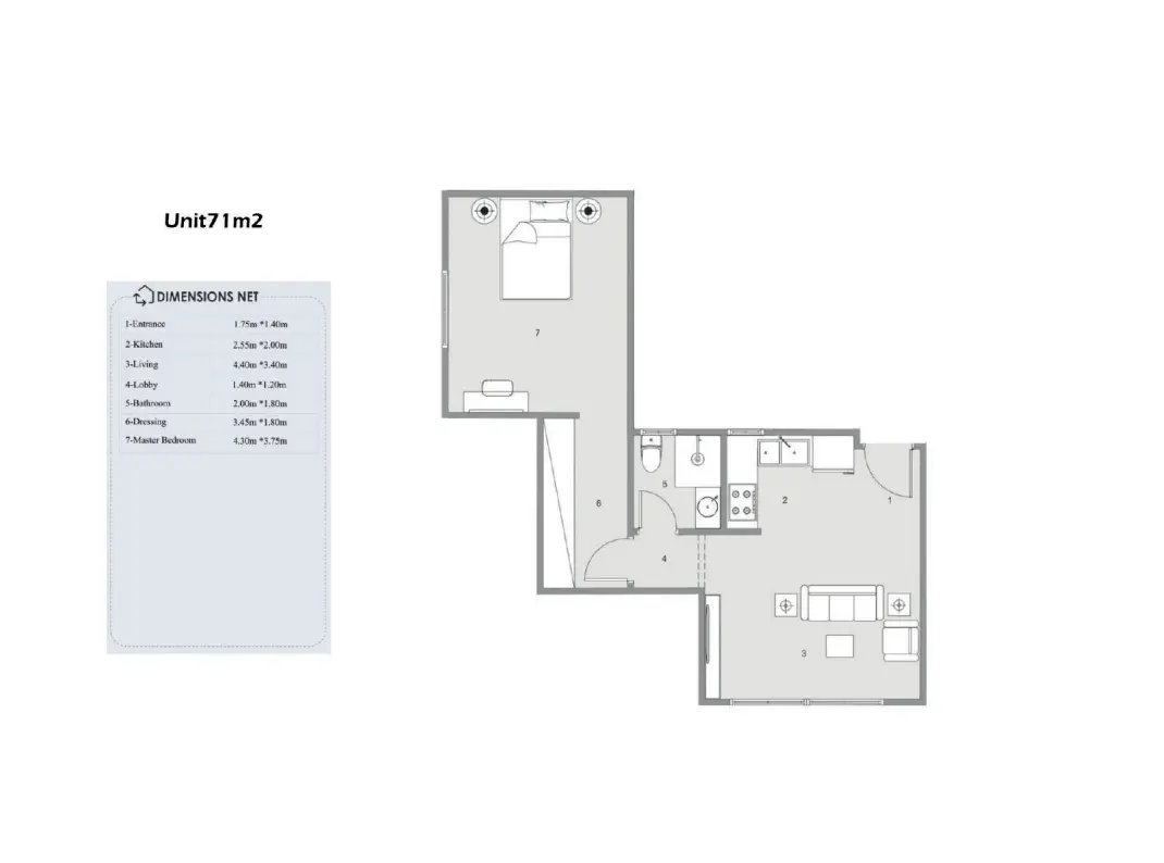 Unit floor plan image