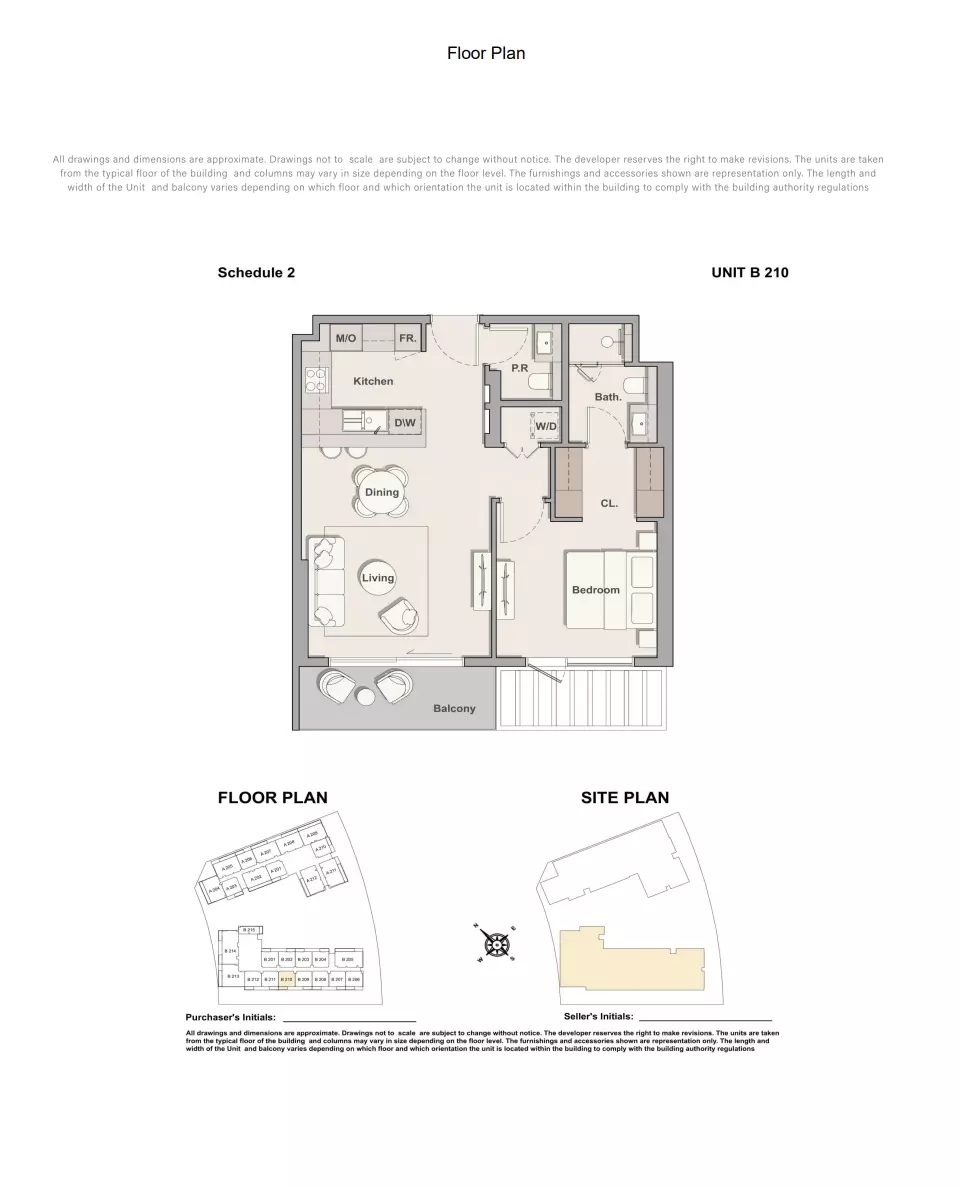 The Hillgate — 1BR floor plan