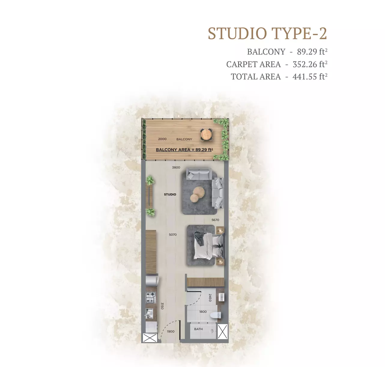 Unit floor plan image
