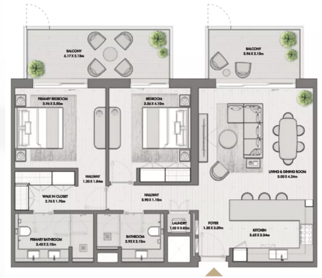 Riwa Type A2, 2 beds