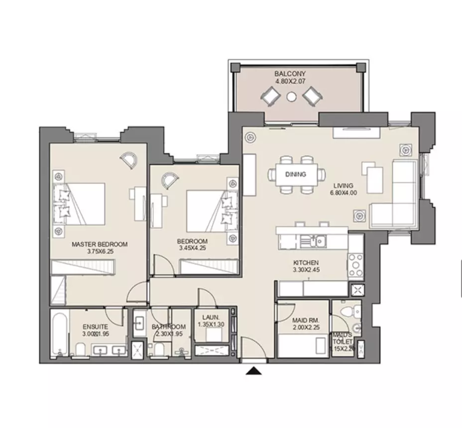 Jadeel at Madinat Jumeirah Living By Meraas Holding B11-Type B, Level 2,3,4,5, Unit No-202,302, 2 beds