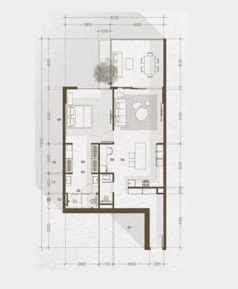 Unit floor plan image