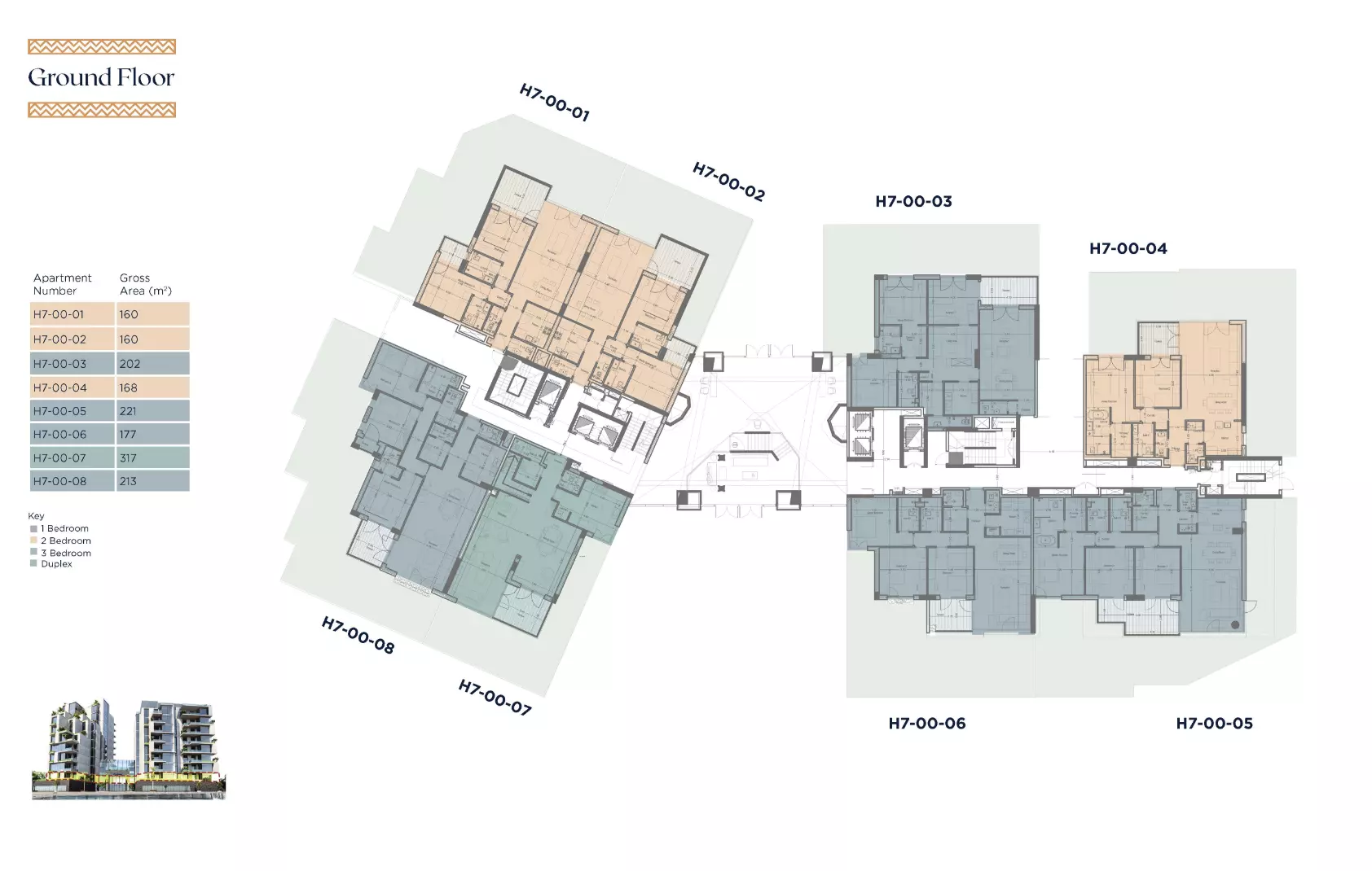 صورة مخطط ارضية الوحدة
