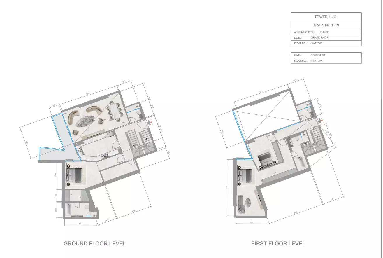 Orchid Towers Phase 1 - Type 2-Tower C Floor Plan