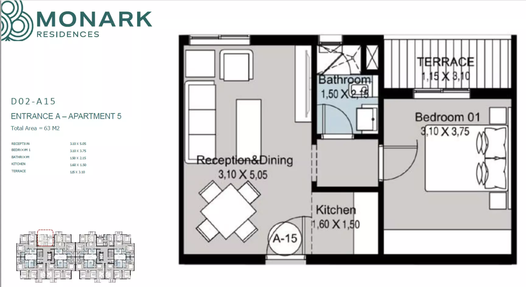 Unit floor plan image