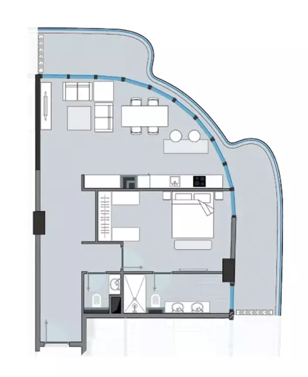صورة مخطط ارضية الوحدة