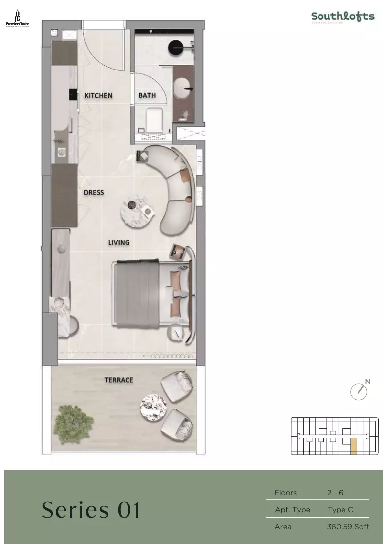 Unit floor plan image