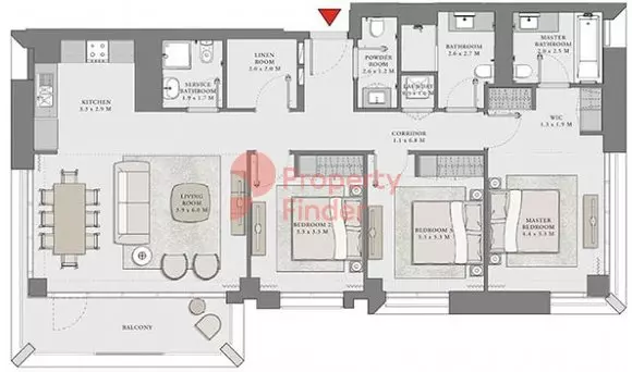 Creek Beach Lotus Unit 08, Level 02-07 Building 4, 3 beds