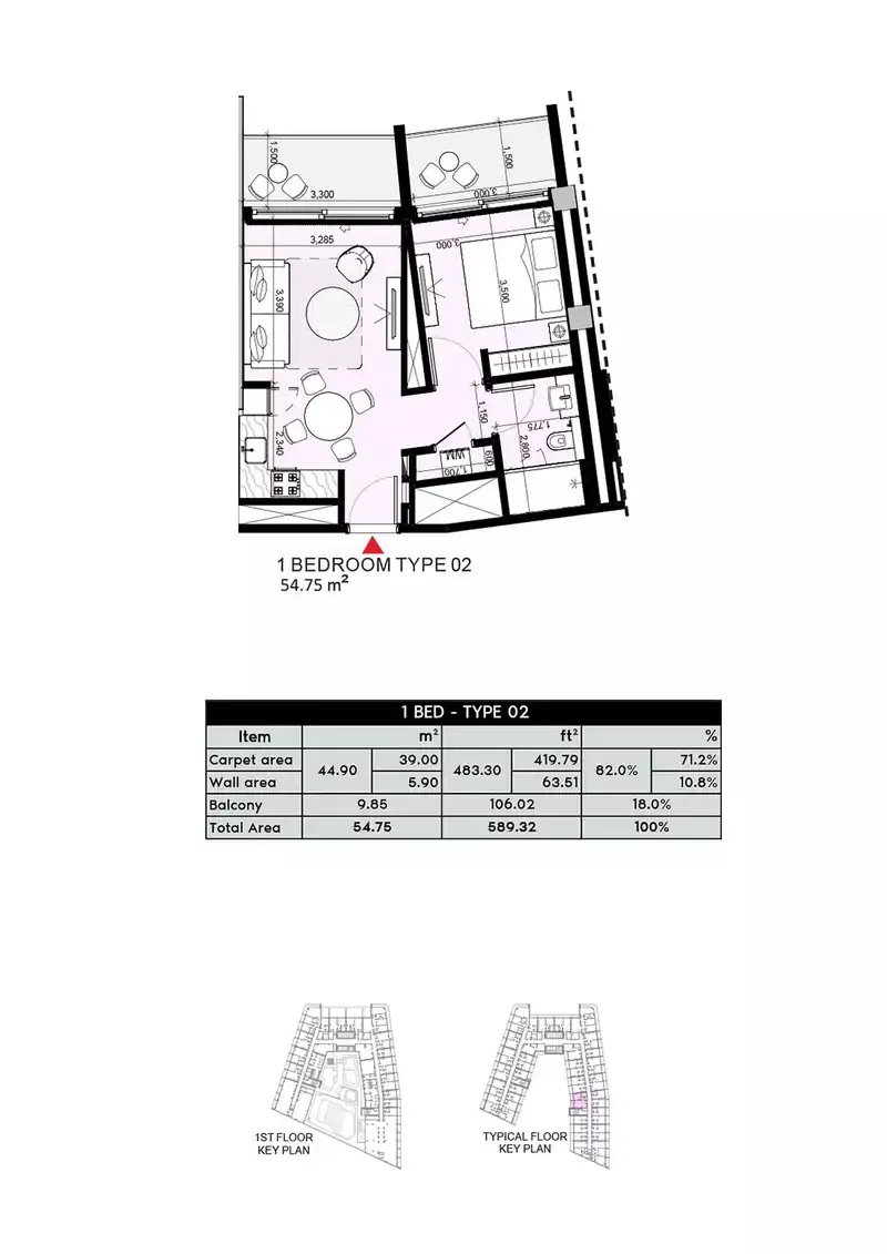 Unit floor plan image