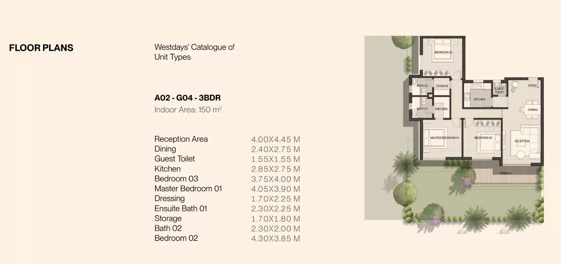Unit floor plan image
