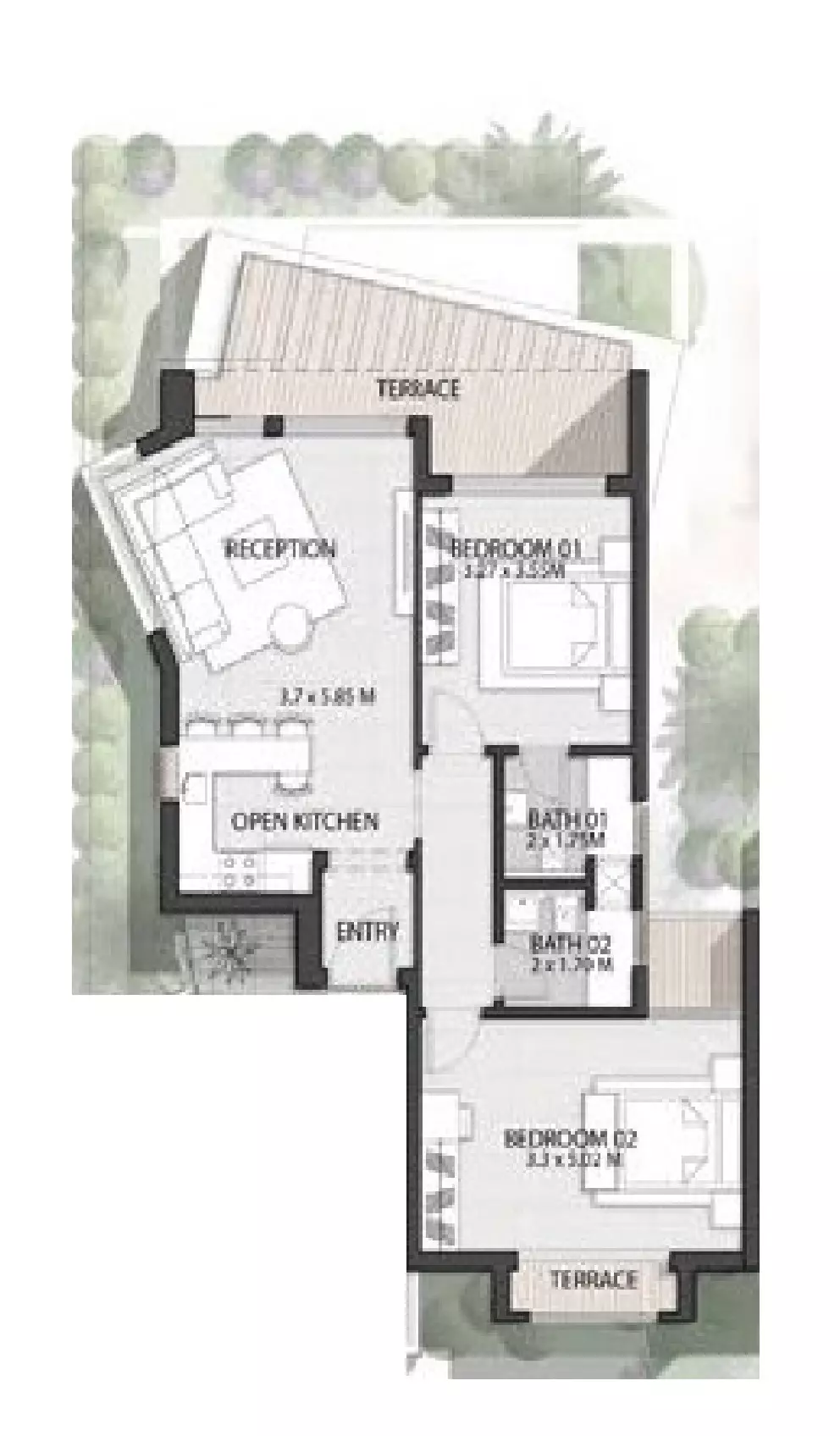 Unit floor plan image