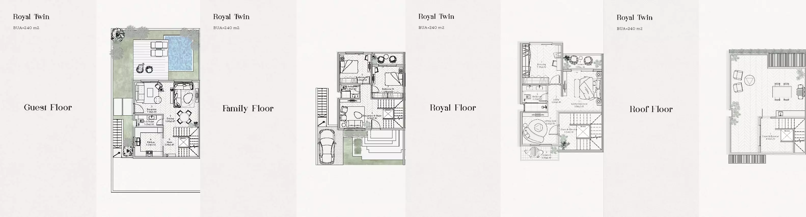 صورة مخطط ارضية الوحدة