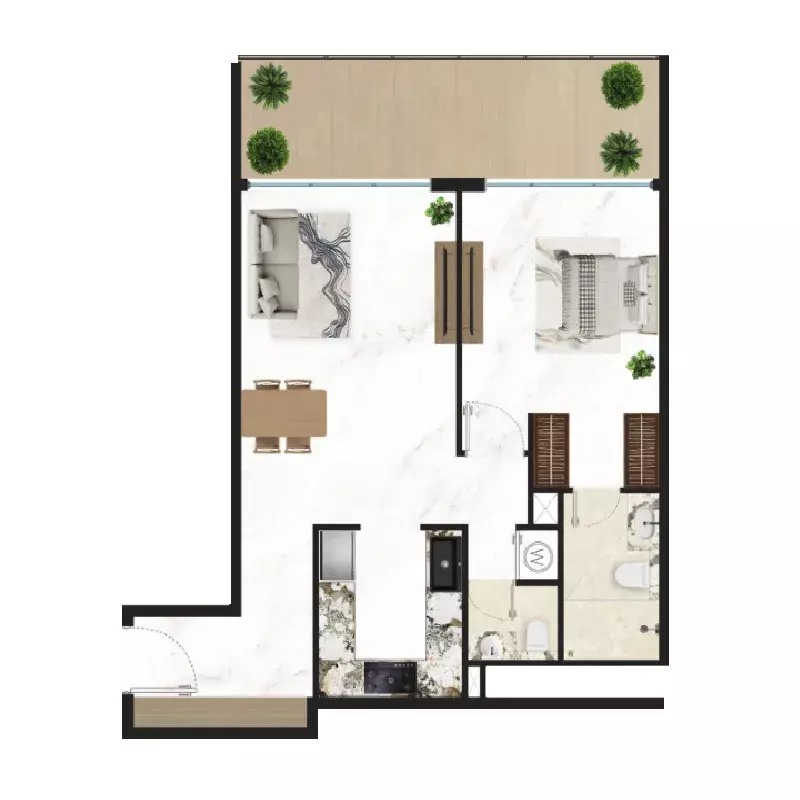 Unit floor plan image