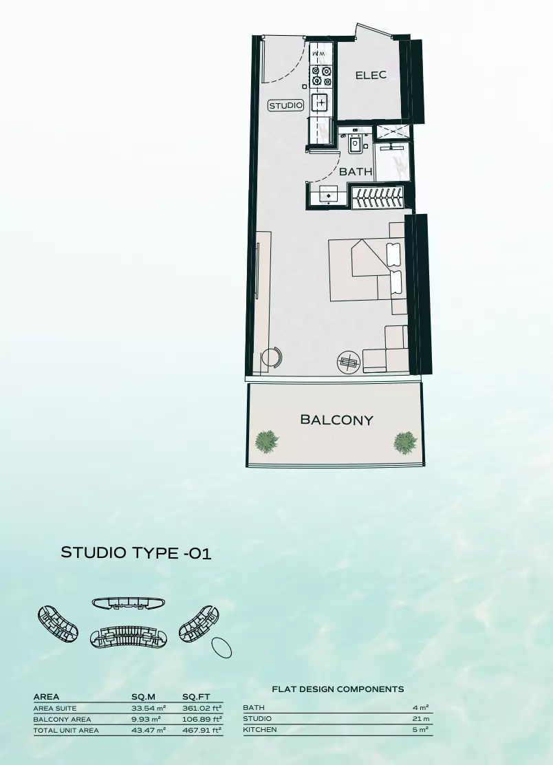 Unit floor plan image