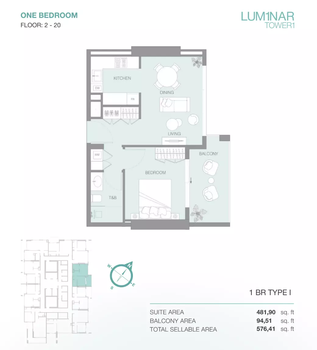 Unit floor plan image