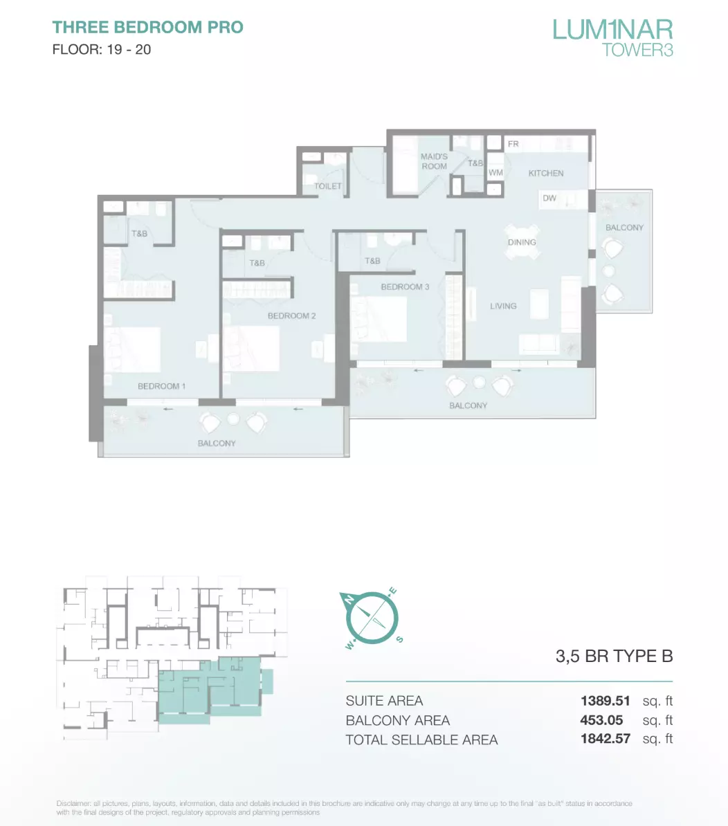 Unit floor plan image