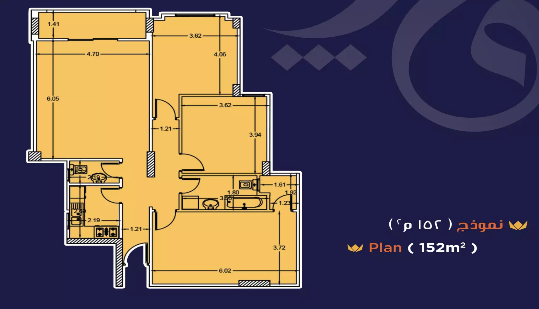 صورة مخطط ارضية الوحدة