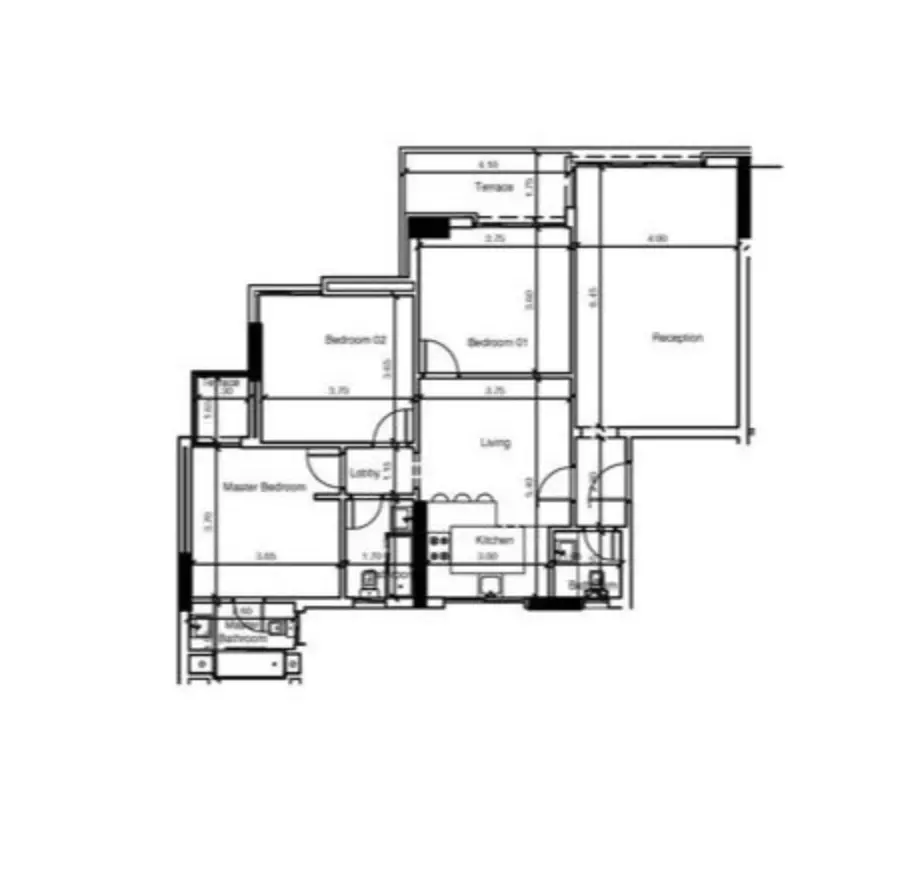 صورة مخطط ارضية الوحدة