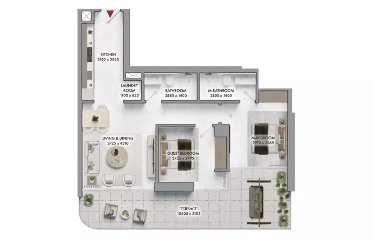 Unit floor plan image