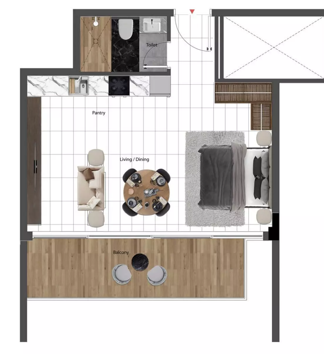 Unit floor plan image