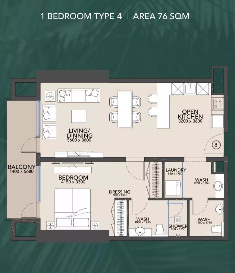 Unit floor plan image