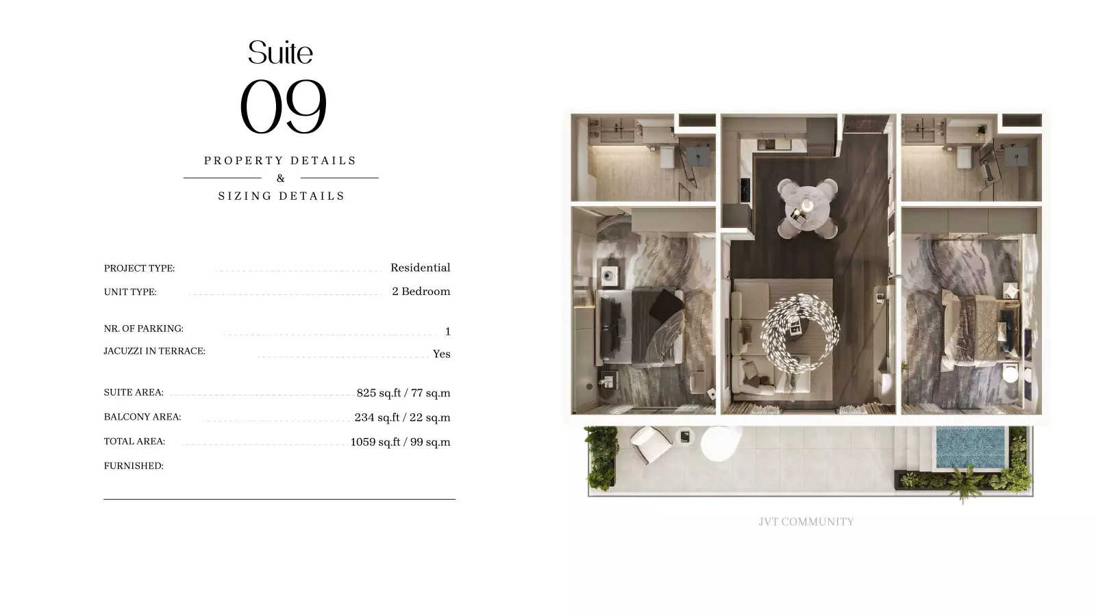 صورة مخطط ارضية الوحدة