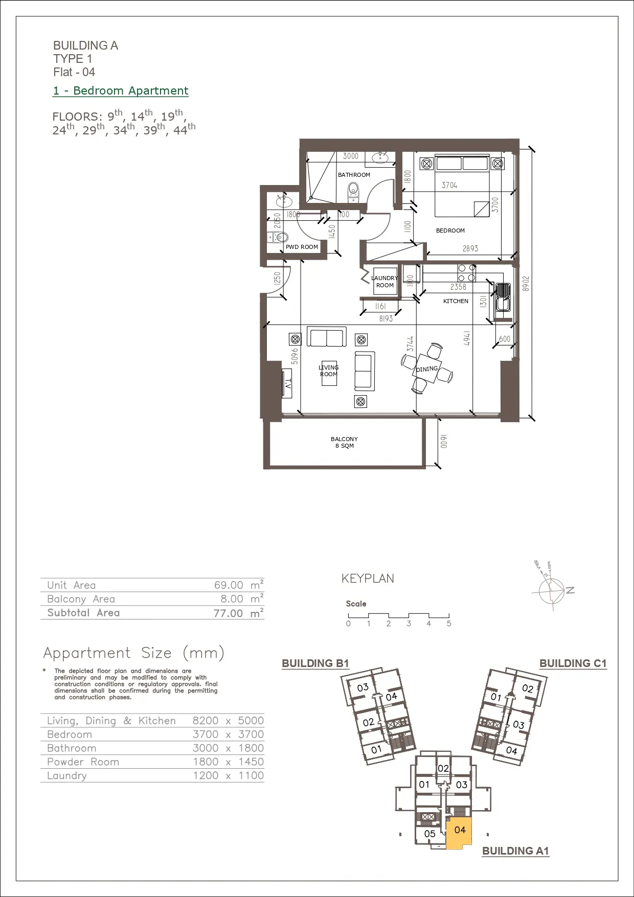 Unit floor plan image