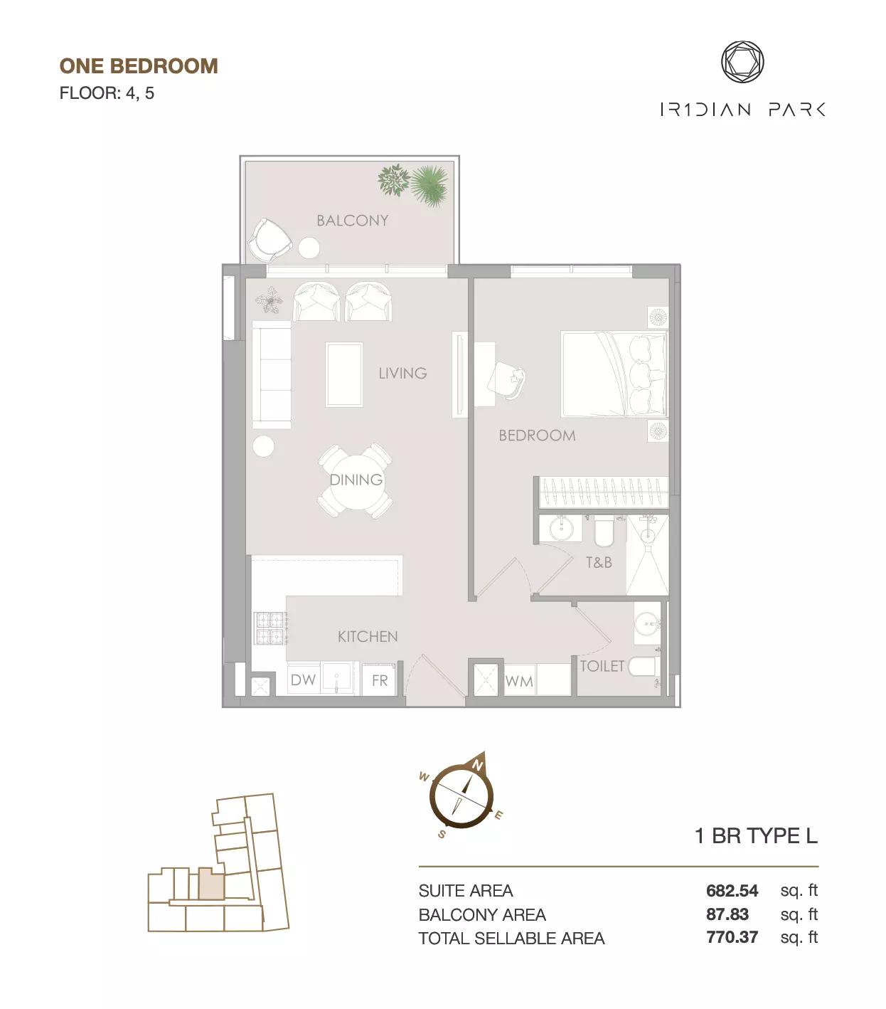 Unit floor plan image