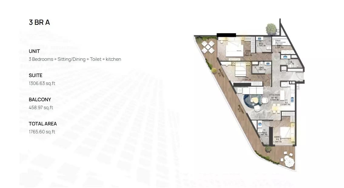 صورة مخطط ارضية الوحدة