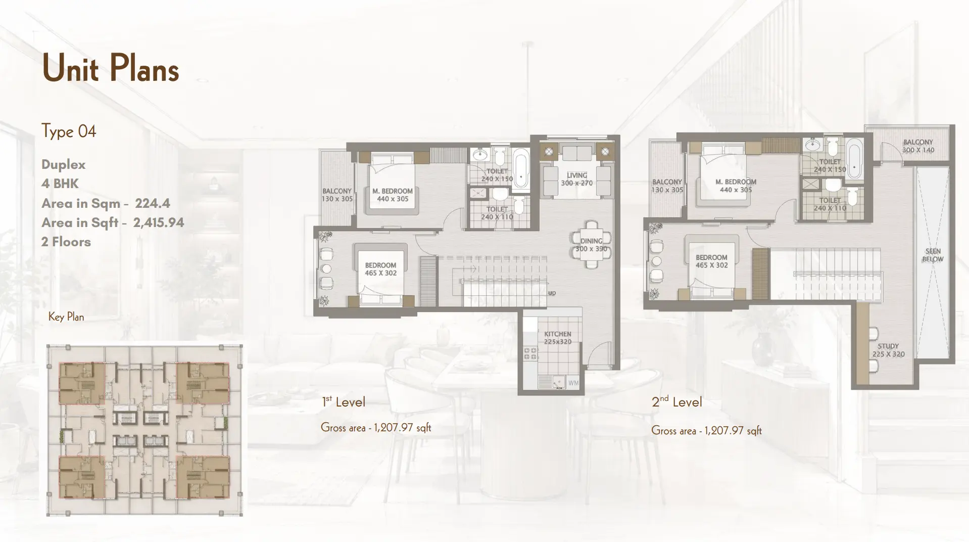 Platinum Heights — 4BR floor plan