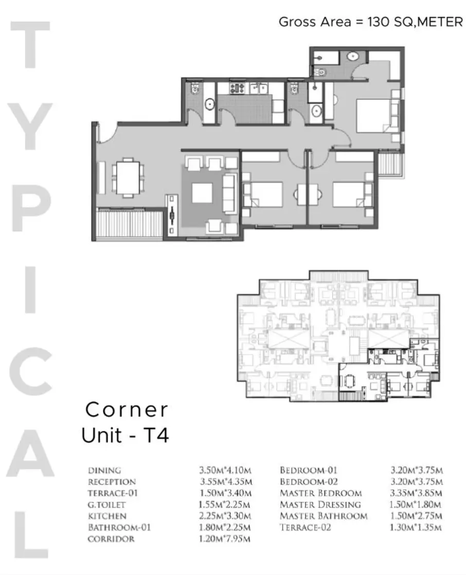 صورة مخطط ارضية الوحدة