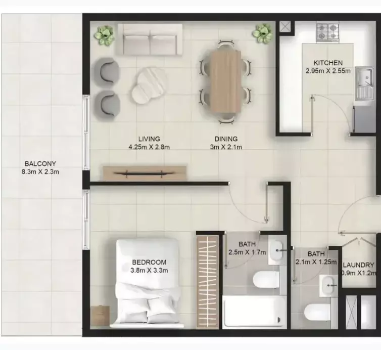 Unit floor plan image