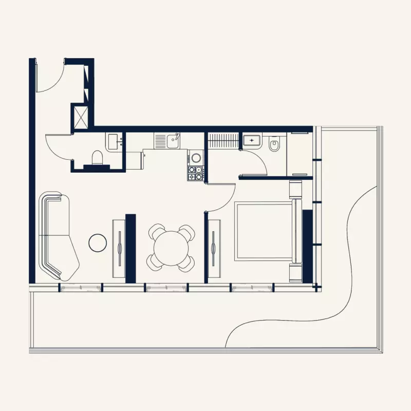 Unit floor plan image