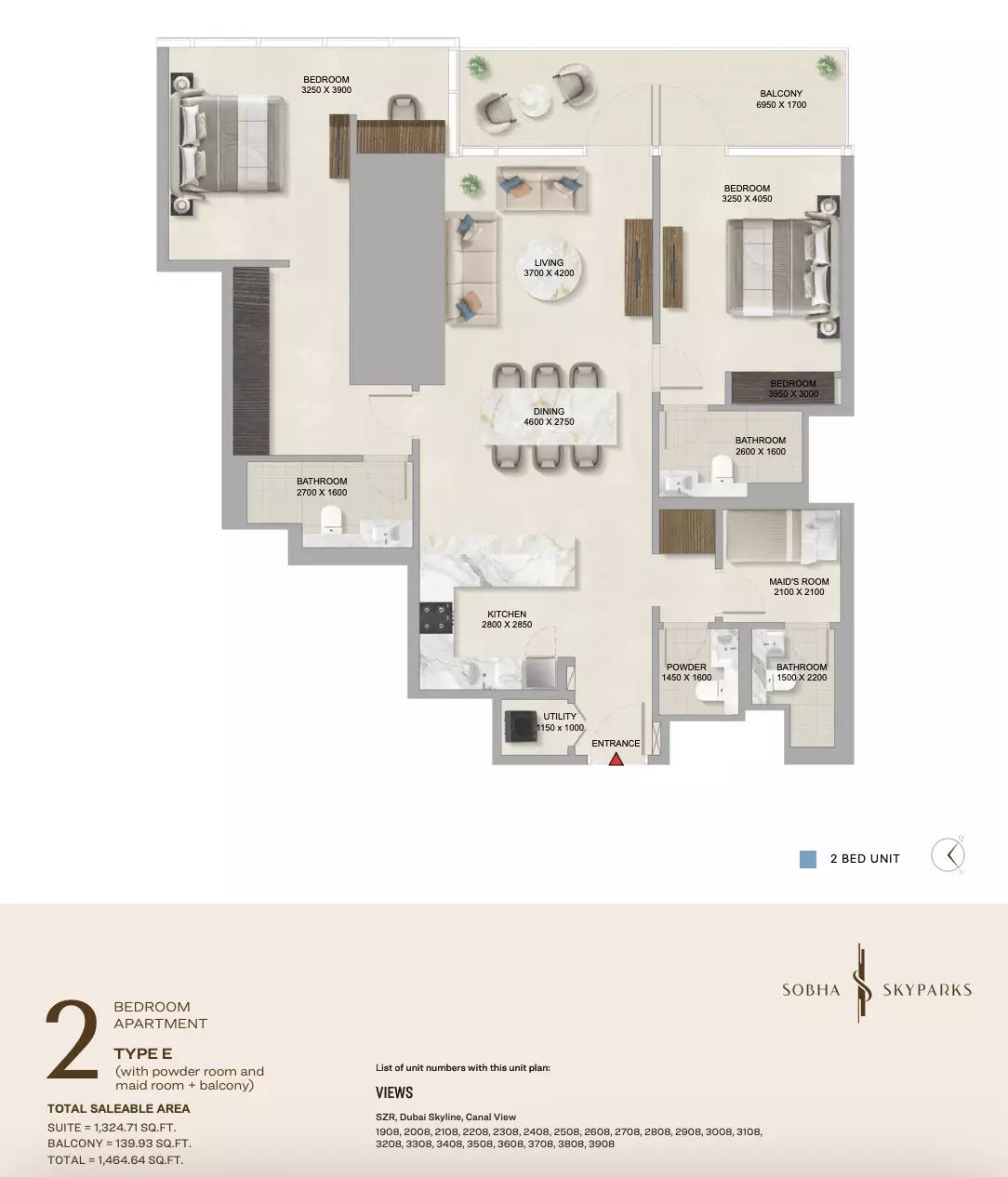 Unit floor plan image