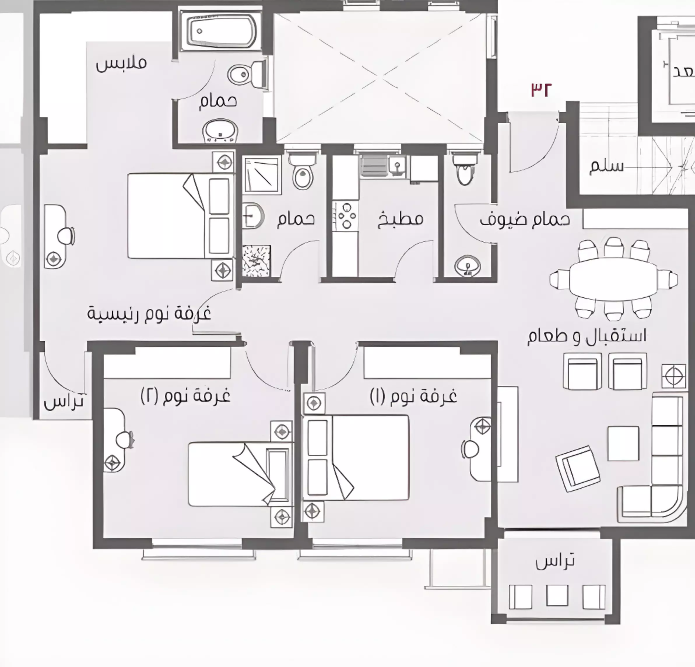 Unit floor plan image