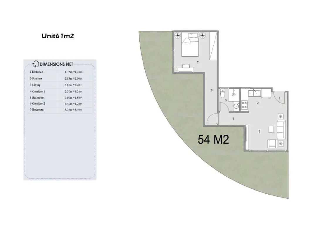 Unit floor plan image