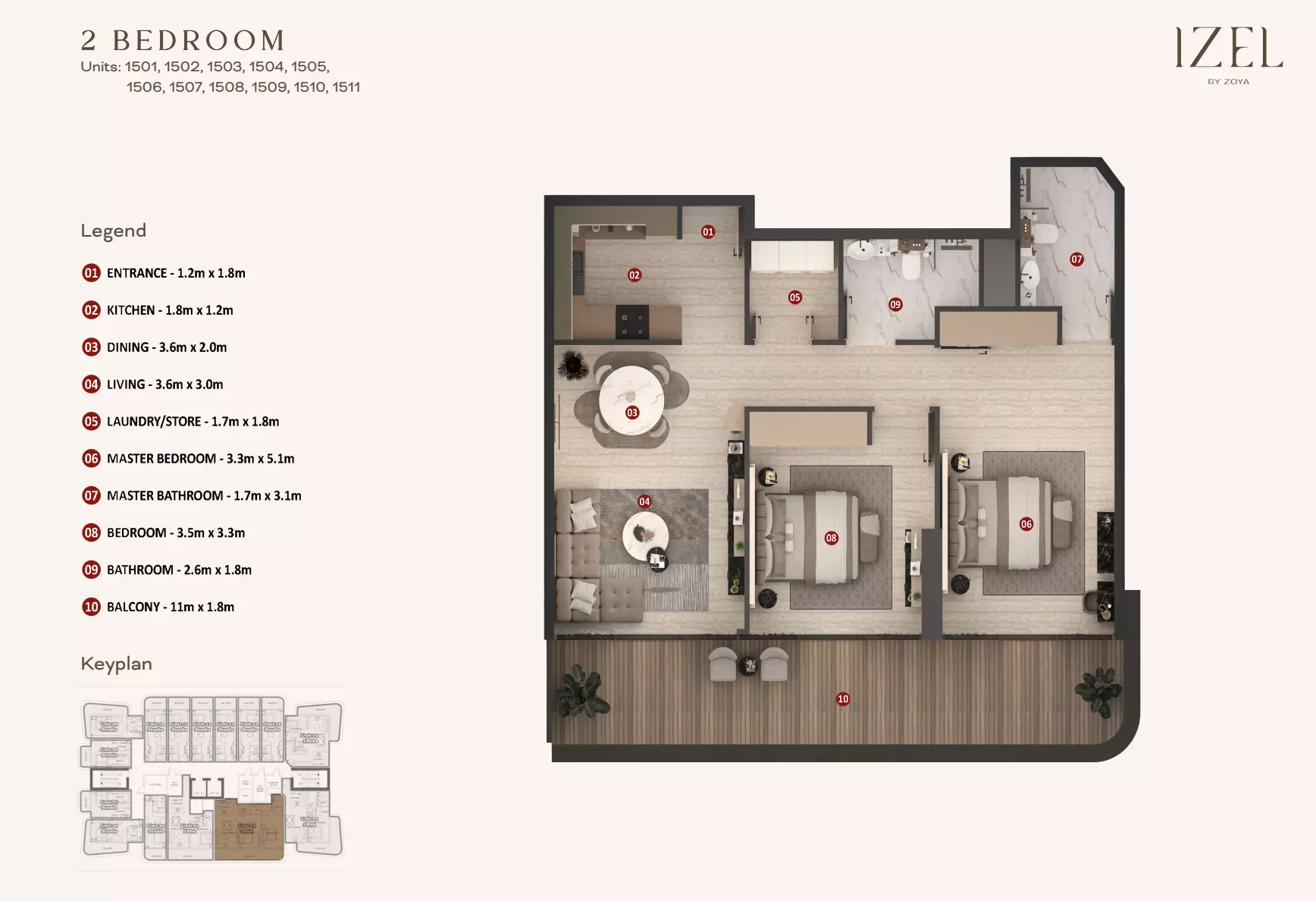 Unit floor plan image