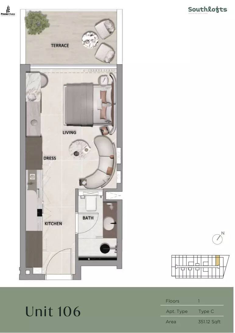 Unit floor plan image