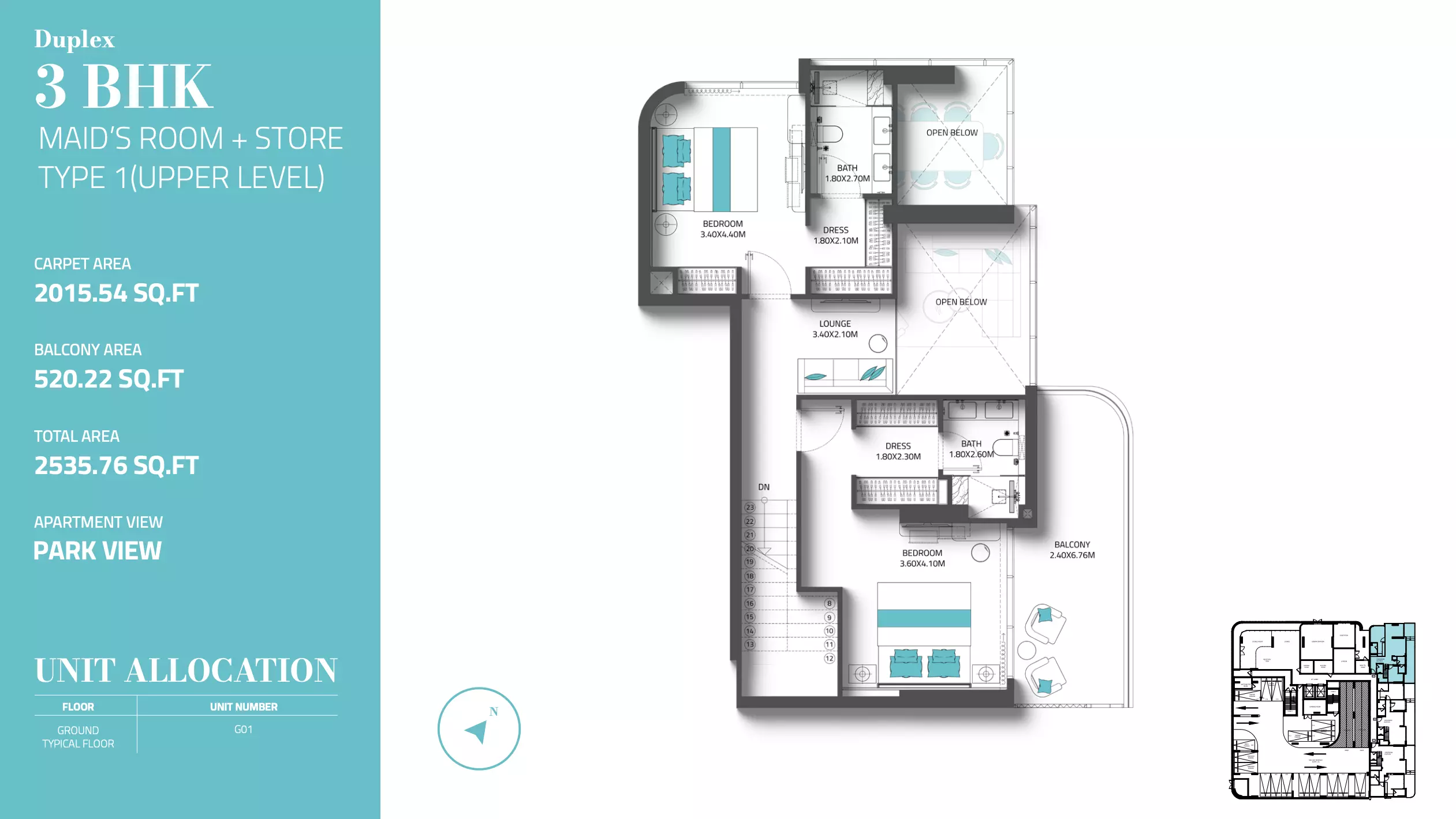 Unit floor plan image