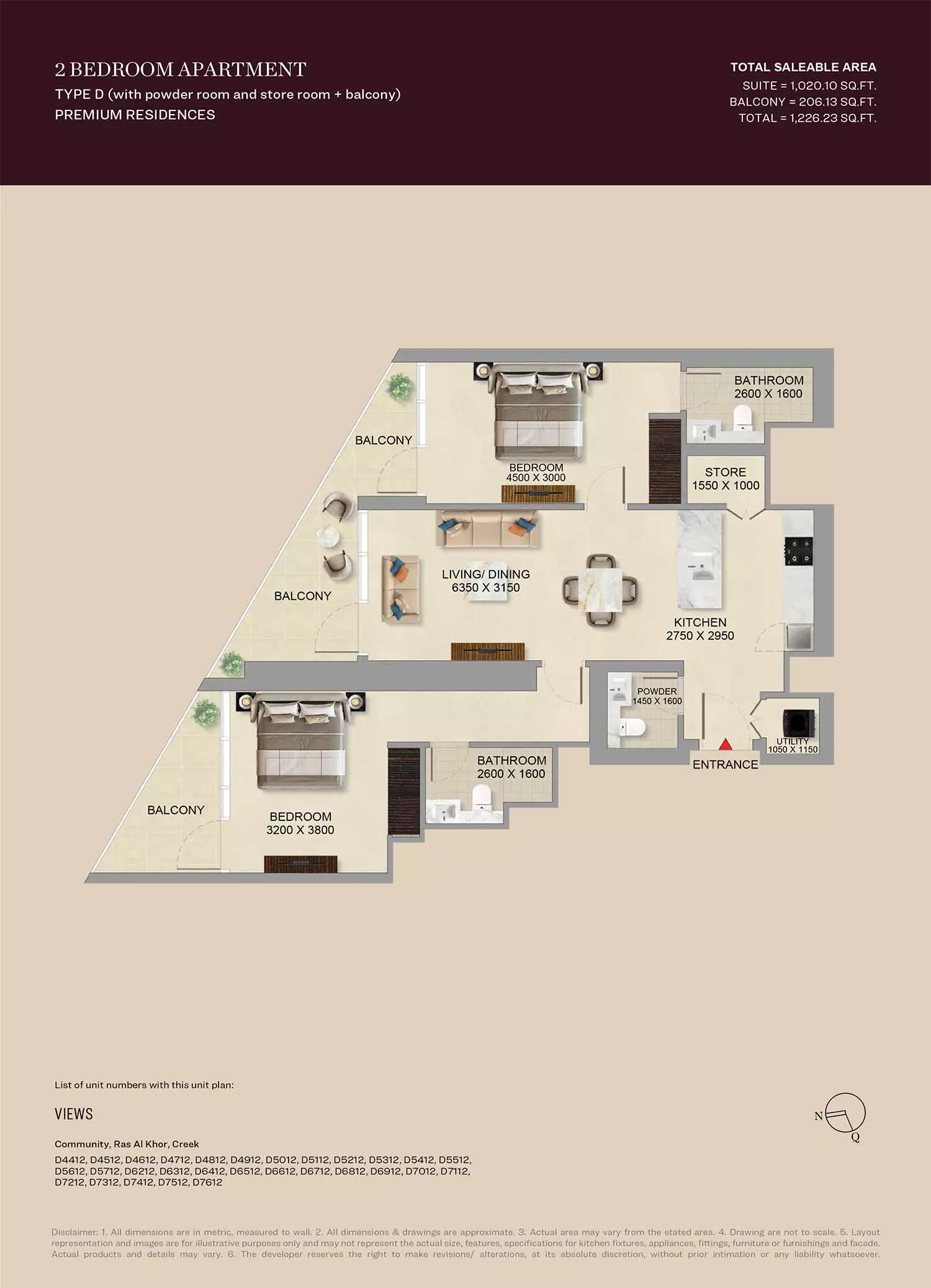 صورة مخطط ارضية الوحدة